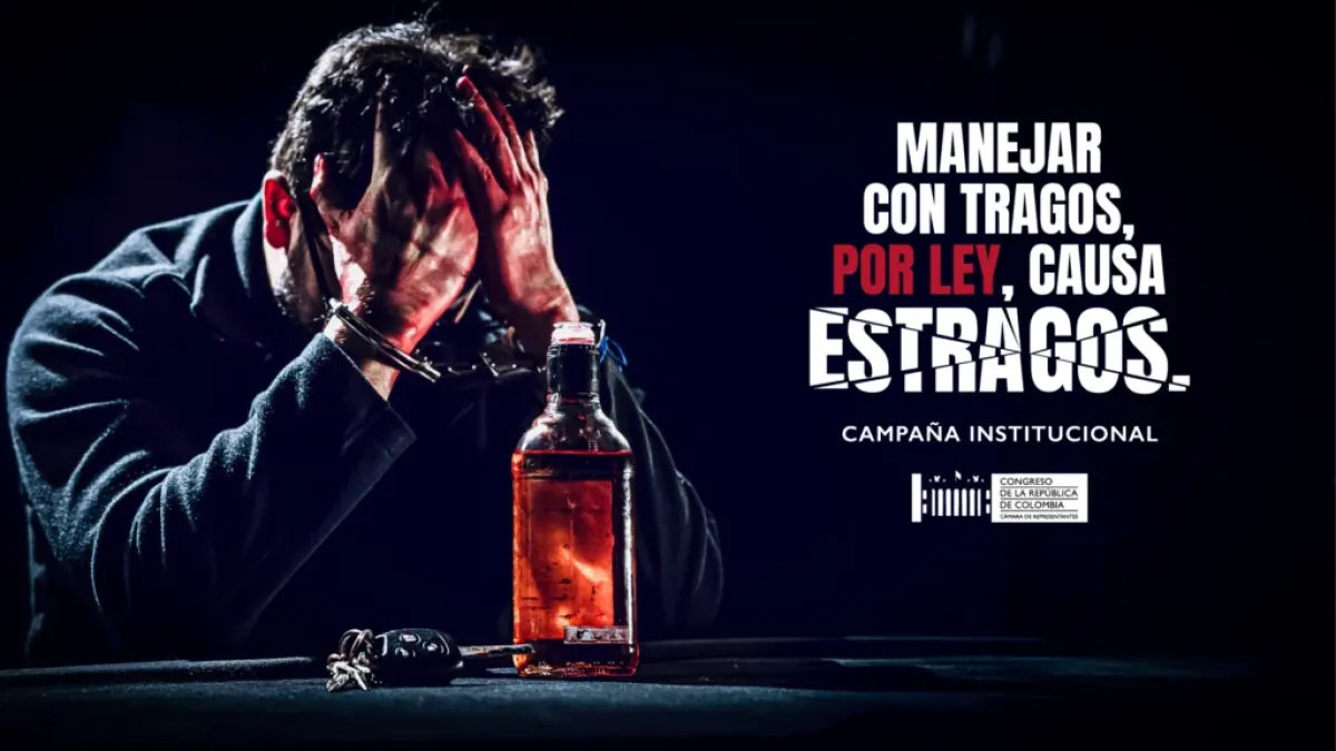 Cámara de Representantes lanza campaña contra manejo ebrio: "Manejar con tragos, por ley, causa estragos".