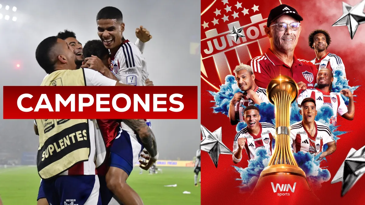 Junior de Barranquilla conquista su estrella 11 con global 4-0 ante Deportes Tolima en final de Liga BetPlay.