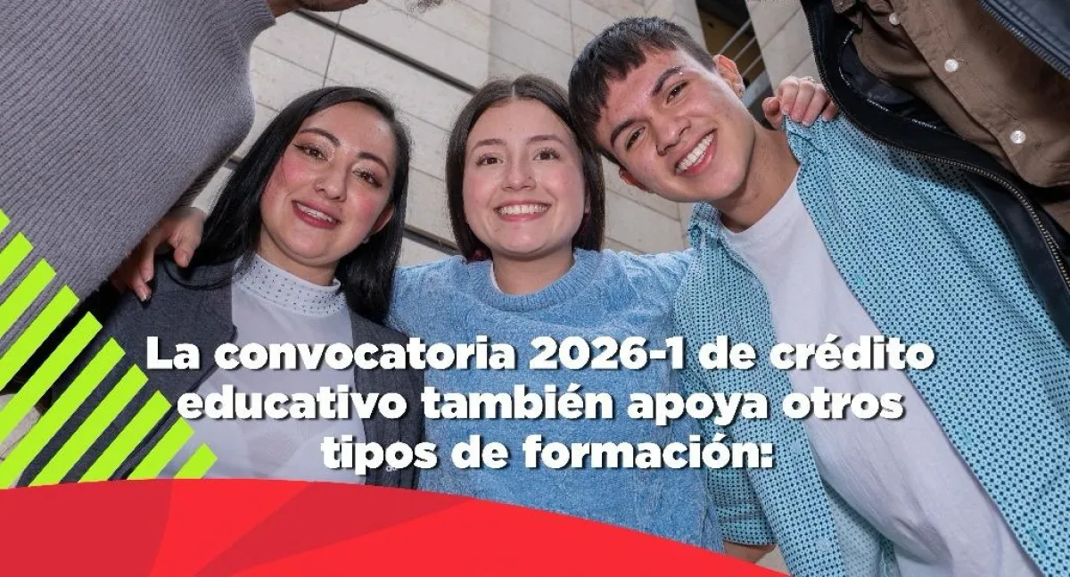 ICETEX abre convocatoria de créditos para educación técnica, diplomados y cursos de idiomas.