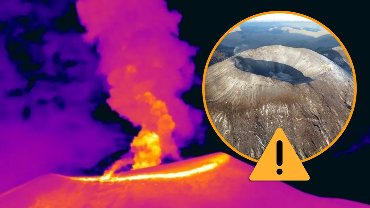 Volcán Puracé mantiene alerta naranja tras nuevas emisiones de ceniza.