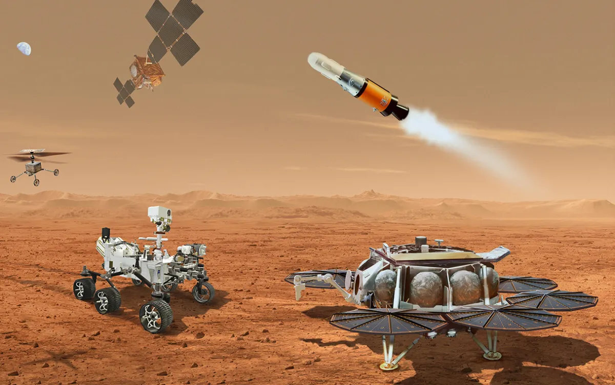 NASA cancela definitivamente su misión de retorno de muestras de Marte.