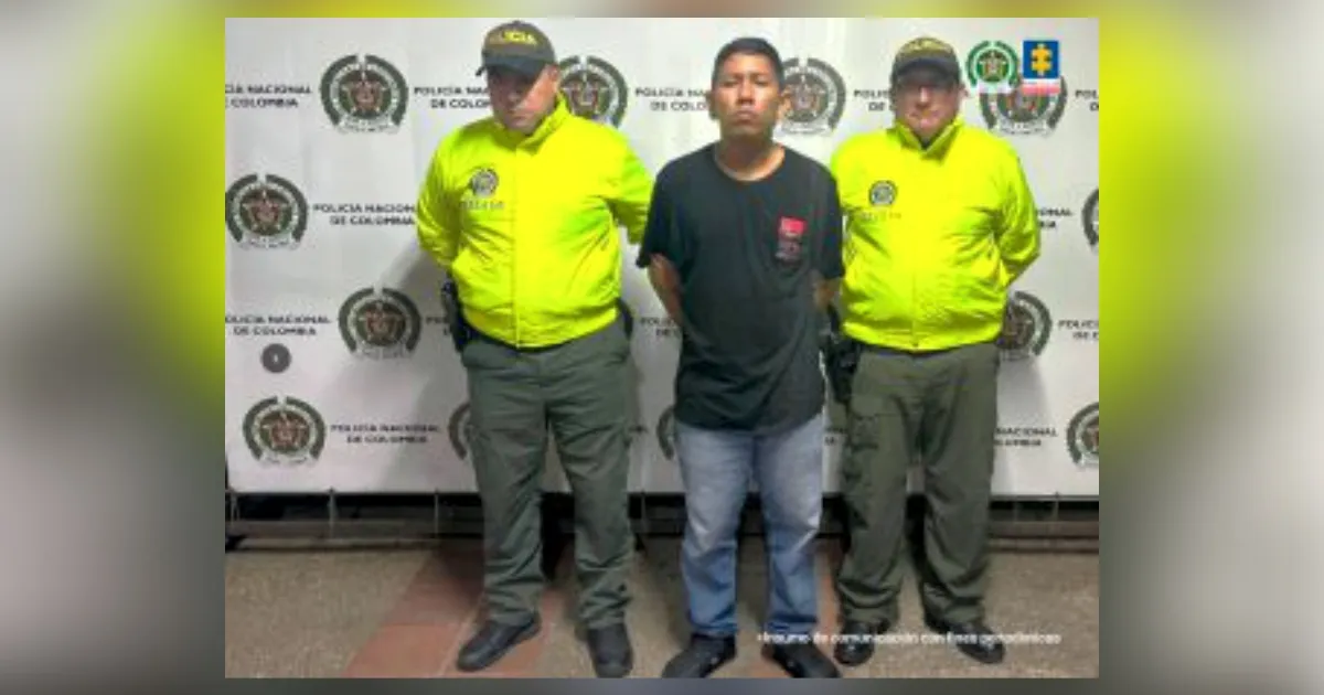 Capturan a presunto asesino de menor de 15 años en Villavicencio.