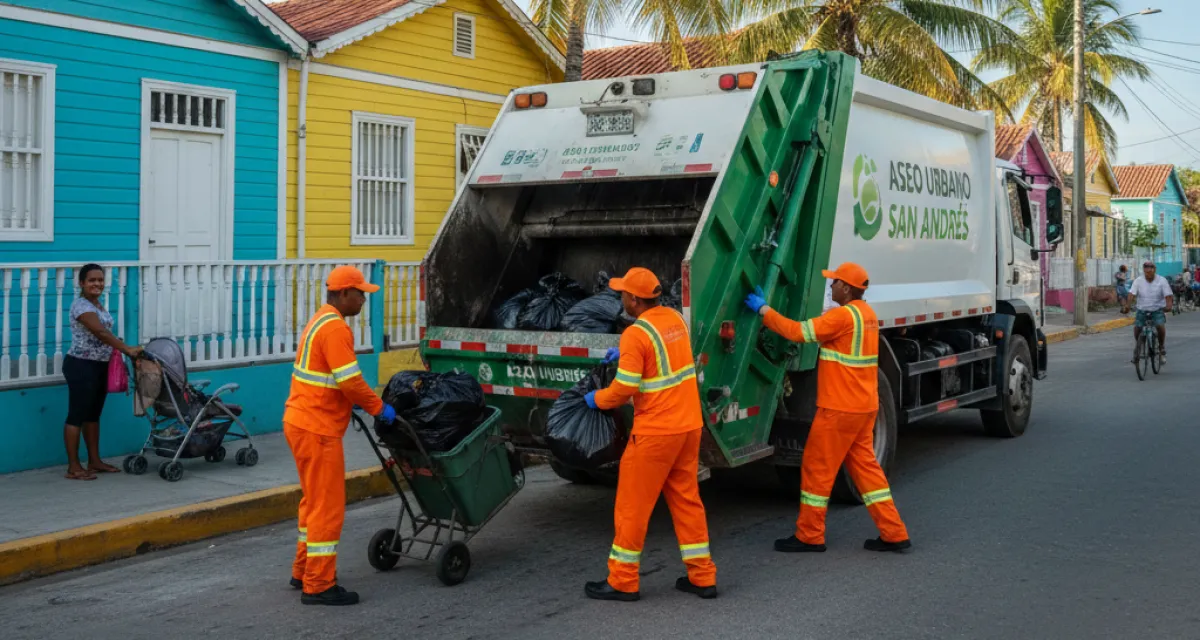Gobernación de San Andrés publica cronograma de recolección de residuos no aprovechables.
